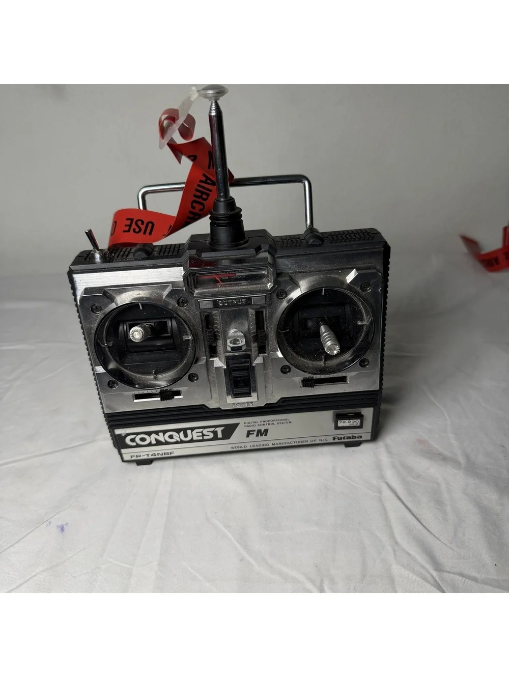 Vintage Futaba Conquest FP-T4NBF 4-Channel FM RC Transmitter 72MHz Aircraft Radi